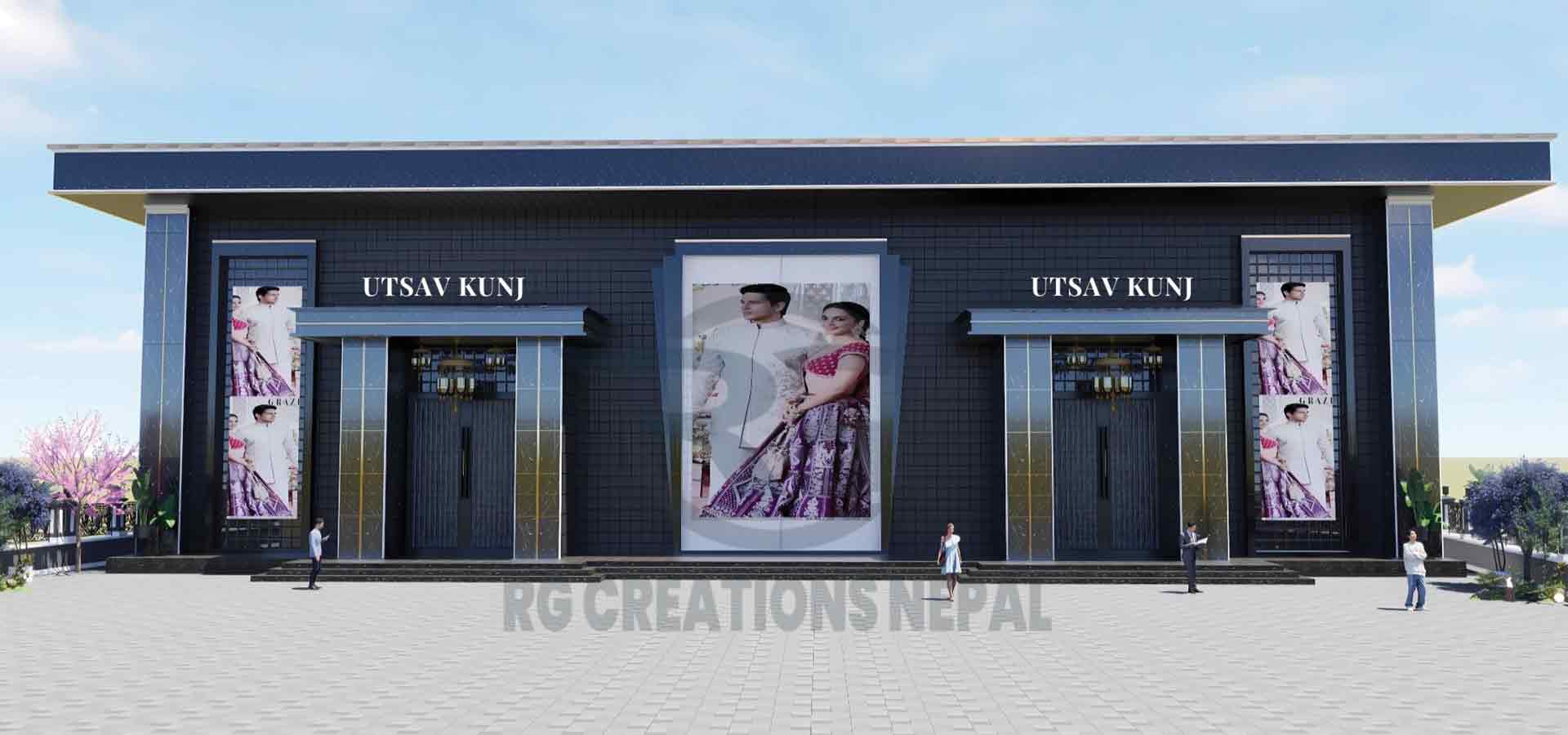 Commercial and Residential 3D Building