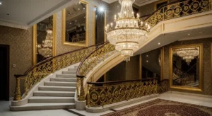 photogenic corner of a luxury banquet hall by RG Creations Nepal
