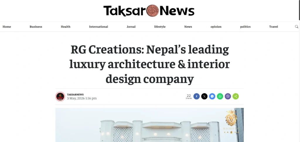 Rg Creations Nepal News on Taksar News