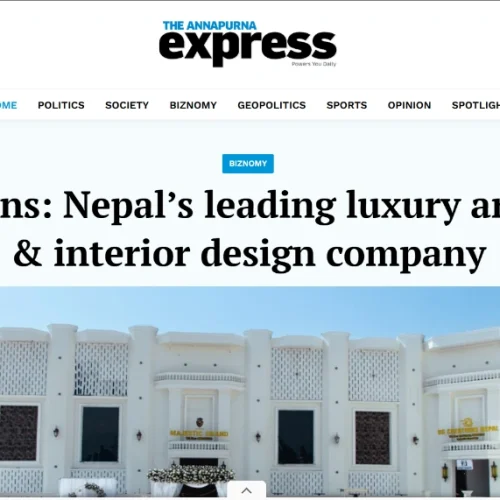 RG Creations Nepal’s leading luxury architecture & interior design company News By Nepal Top – The Annapurna Express