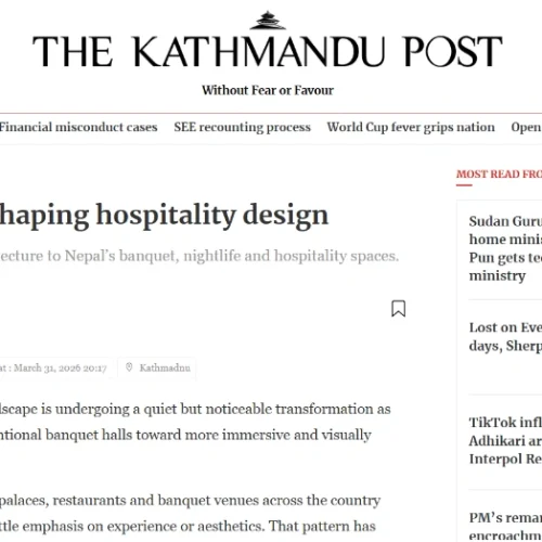 RG Creations Reshaping Hospitality Design – Post By The Kathmandu Post