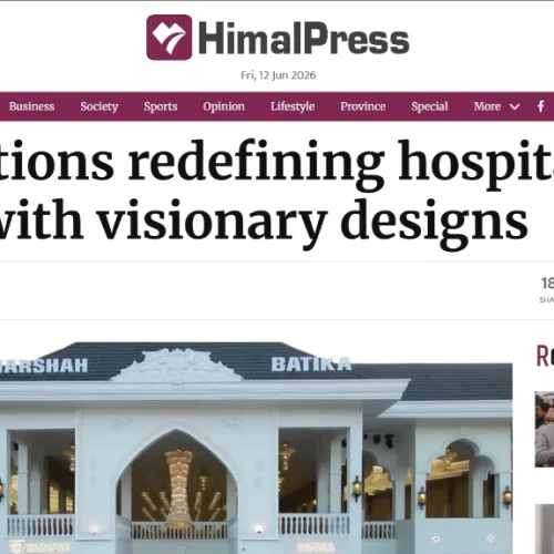 RG Creations redefining hospitality spaces with visionary designs - Post By Himal Press