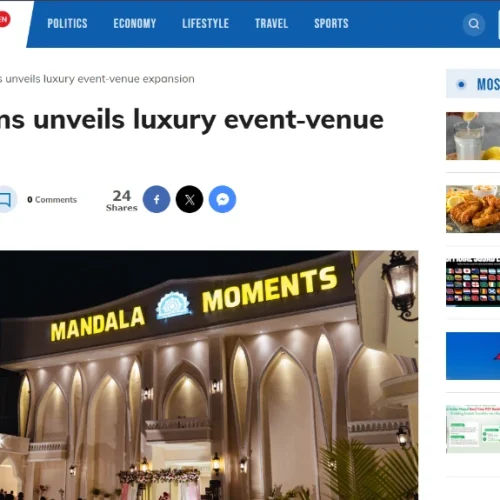 RG Creations unveils luxury Event‑venue expansion – Online Khabar (Nepal Top News Portal)