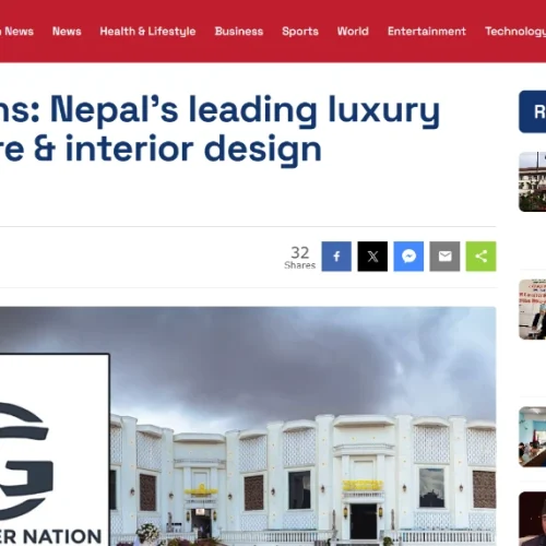 Ratopati News on RG Creations Nepal