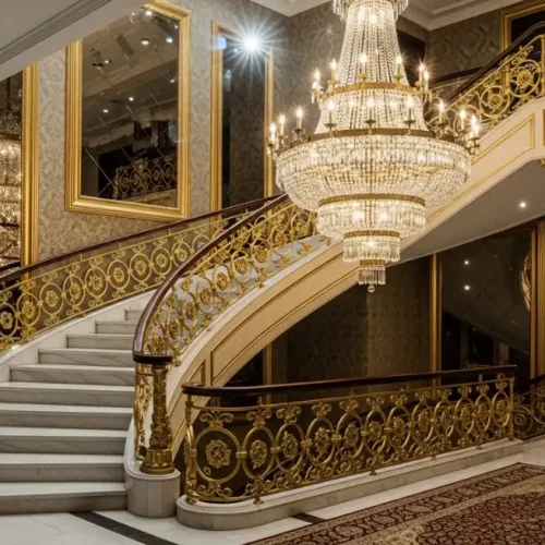 photogenic corner of a luxury banquet hall by RG Creations Nepal